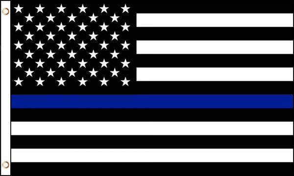 Flag-Thin Blue Line 3'x5'